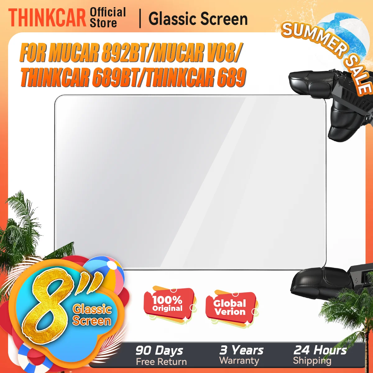 MUCAR 8" Screen Tempered Glass Protector Car Diagnostic Scanner For 689BT 689 MUCAR 892BT MUCAR VO8
MUCAR 8" Screen Tempered Glass Protector Car Diagnostic Scanner For 689BT 689 MUCAR 892BT MUCAR VO8