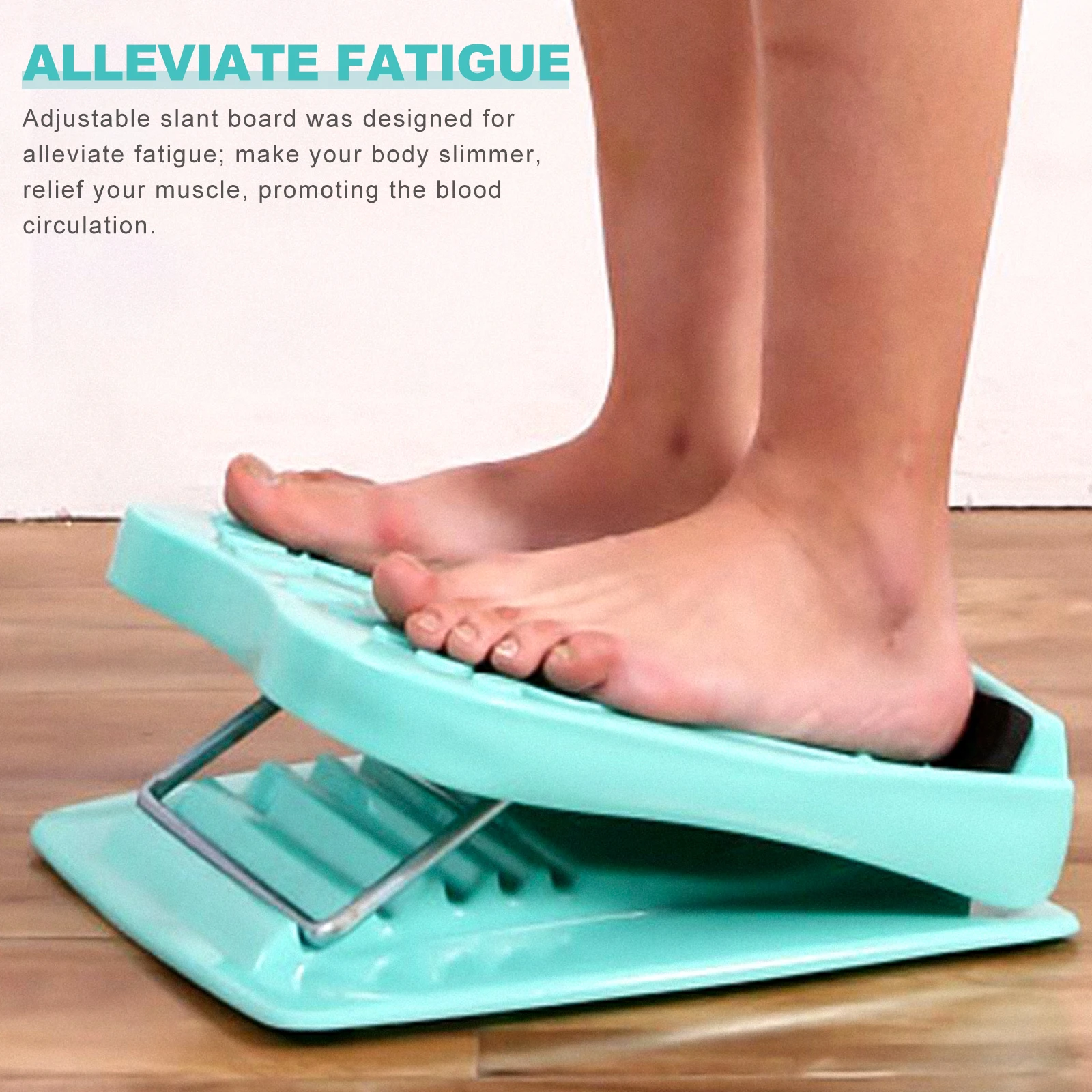 Adjustable Blue Portable Fitness Equipment For Calf Stretching Foot Massage Non-Slip Acupressure Surface
Adjustable Blue Portable Fitness Equipment For Calf Stretching Foot Massage Non-Slip Acupressure Surface