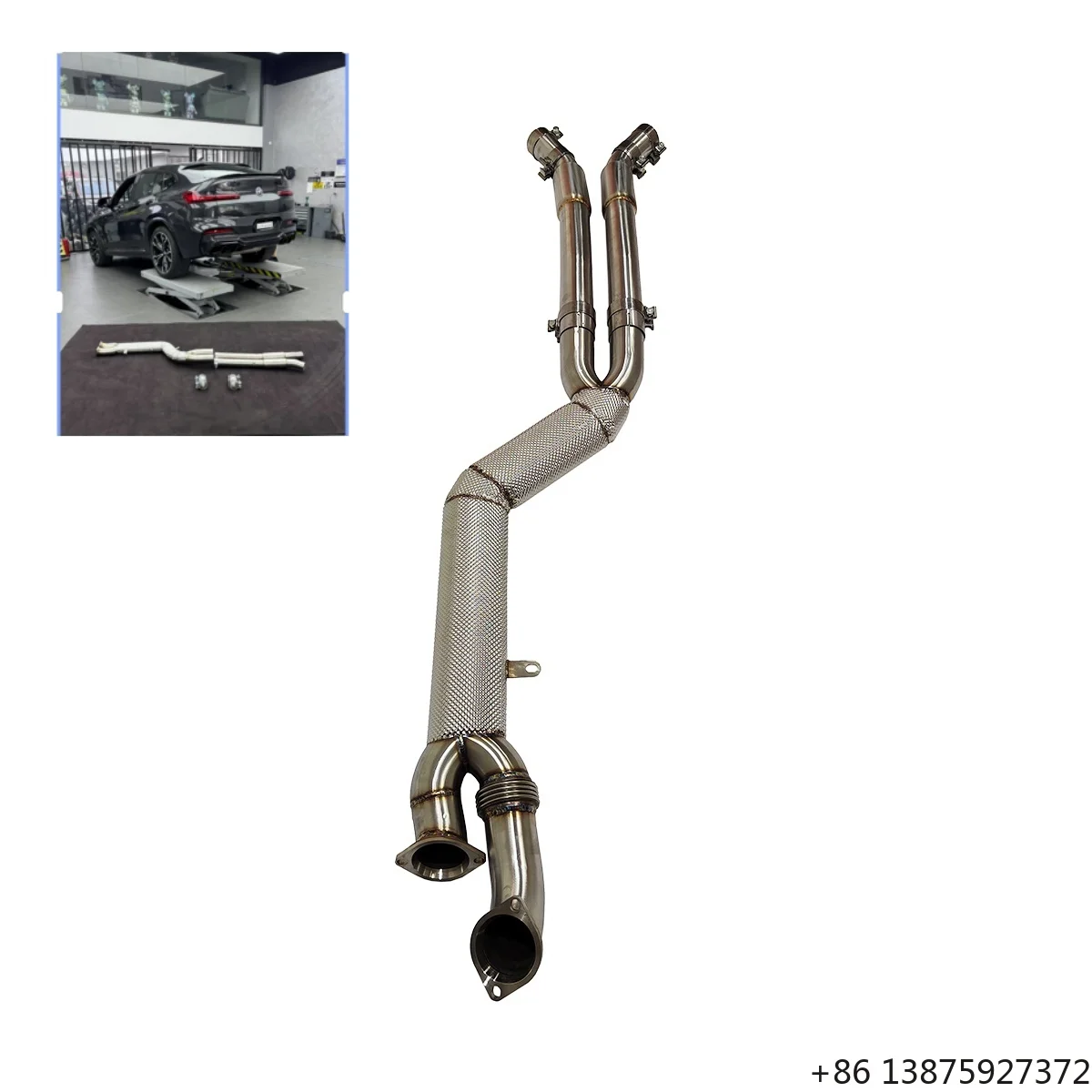 LANCE 4" SS304 Single Midpipe for S58 X3M F97/X4M F98 3.0T
LANCE 4" SS304 Single Midpipe for S58 X3M F97/X4M F98 3.0T