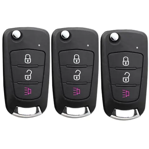 3 Buttons Replacement Flip Folding Remote Key Case Shell For Great Wall Wingle 5 6 Haval H5 H6 Keyless Entry Fob Key Cover