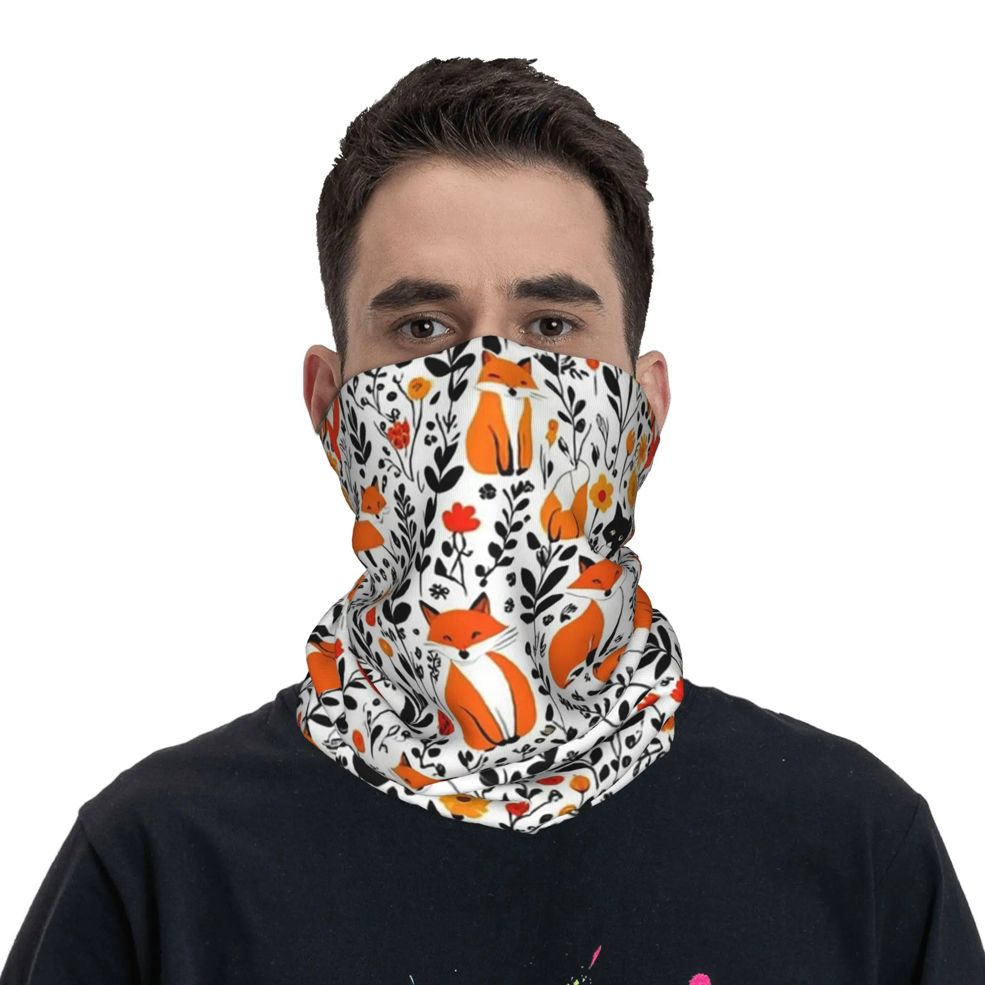 Foxes and Floral Pattern Design Bandana Neck Gaiter Printed Mask Scarf Headband Riding for Men Women Adult Windproof
Foxes and Floral Pattern Design Bandana Neck Gaiter Printed Mask Scarf Headband Riding for Men Women Adult Windproof