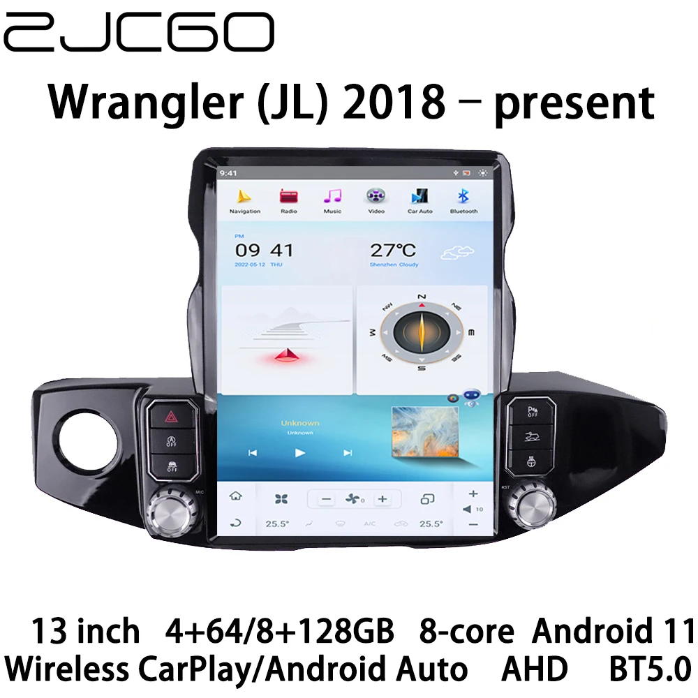 ZJCGO Car Multimedia Player Stereo GPS Radio Navigation Android 11 Tesla Screen for Jeep Wrangler JL 2018 2019 2020 2021 2022
ZJCGO Car Multimedia Player Stereo GPS Radio Navigation Android 11 Tesla Screen for Jeep Wrangler JL 2018 2019 2020 2021 2022