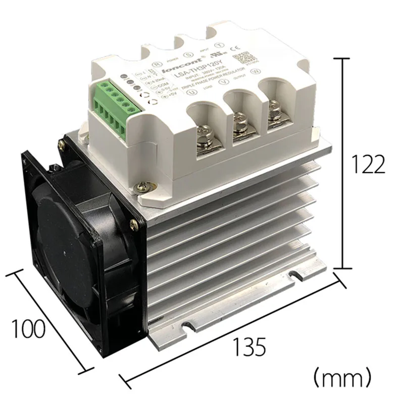 120A-200A Three-phase AC Voltage Regulating Module With Heat Sink And Fan Power Regulator Thyristor Solid State Relay Dimming
120A-200A Three-phase AC Voltage Regulating Module With Heat Sink And Fan Power Regulator Thyristor Solid State Relay Dimming