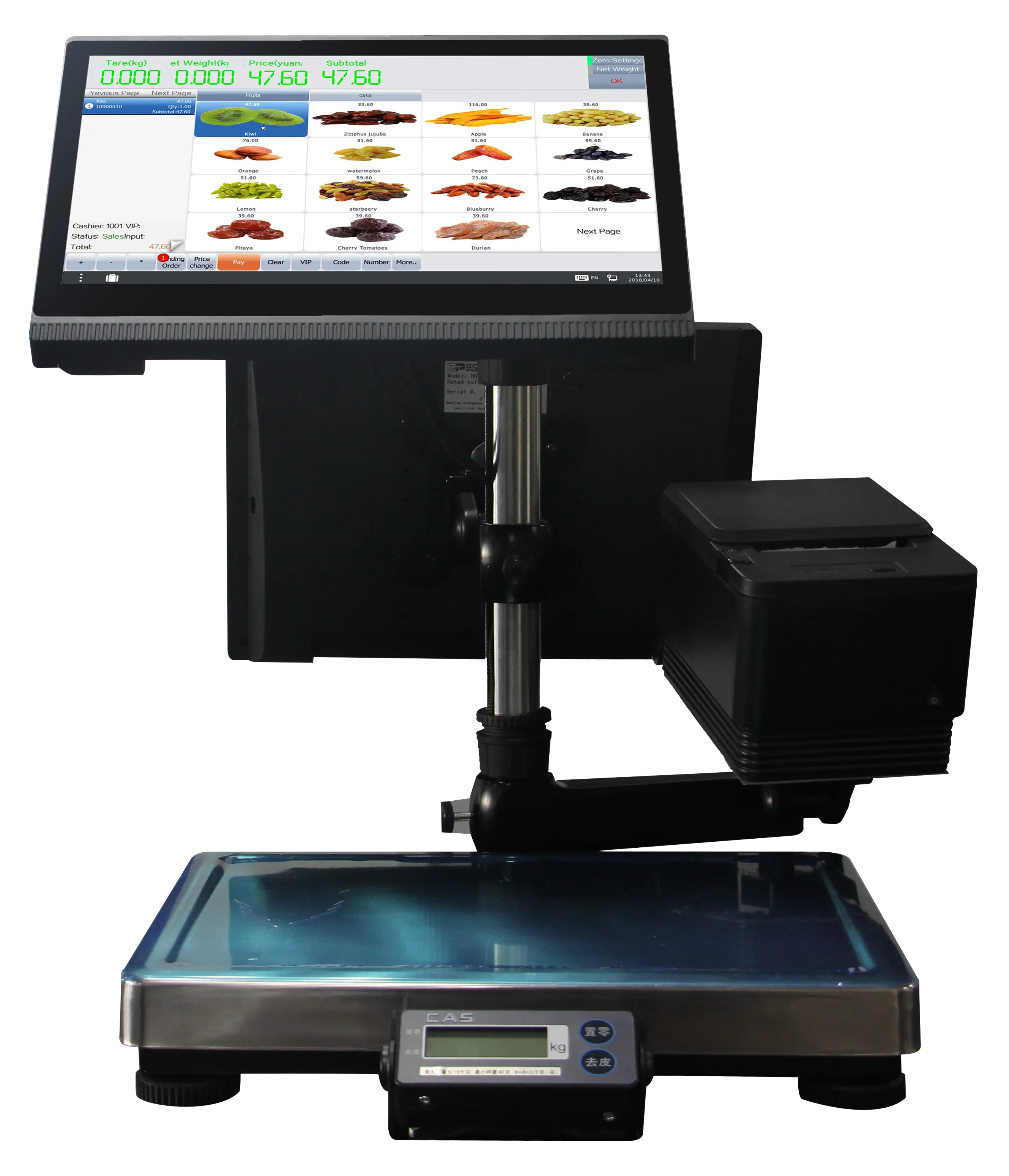 2026 HDD-780 15.6'' Full HD Display All In One POS System Machine With Software Android Win OS Touch Panel Financial Equipment