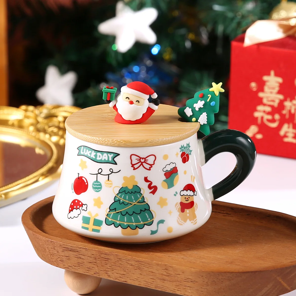 Santa Claus Creative Cartoon Ceramic Mug, Christmas Gift Cute Coffee Mugs, Breakfast Milk Cups, Couple Kawaii Cup,with Gift Box
Santa Claus Creative Cartoon Ceramic Mug, Christmas Gift Cute Coffee Mugs, Breakfast Milk Cups, Couple Kawaii Cup,with Gift Box