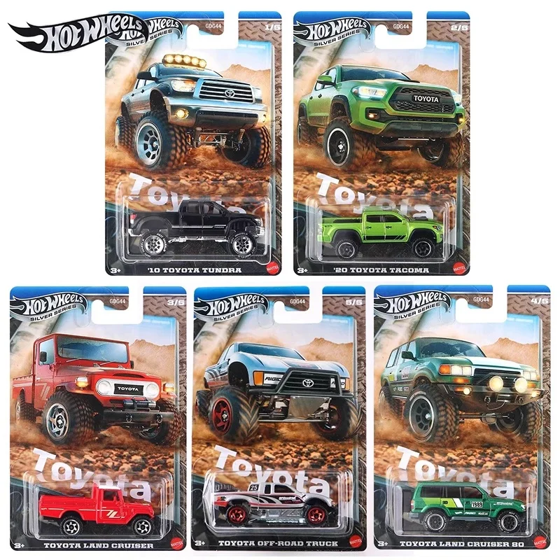 Original Hot Wheels Car Truck Silver Series 1/64 Diecast Land Cruiser Off Road Tacoma Tundra Vehicle Collection Model Toys Gifts
Original Hot Wheels Car Truck Silver Series 1/64 Diecast Land Cruiser Off Road Tacoma Tundra Vehicle Collection Model Toys Gifts
