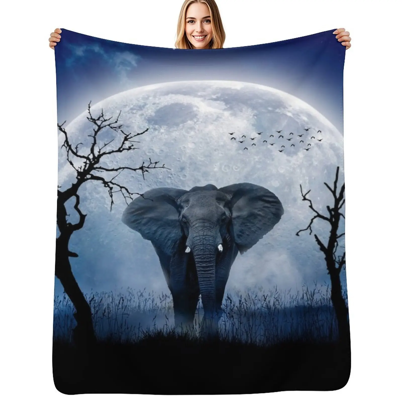SWAMP ELEPHANT Throw Blanket Ultra Plush Cozy Blanket for Napping Sleeping
SWAMP ELEPHANT Throw Blanket Ultra Plush Cozy Blanket for Napping Sleeping