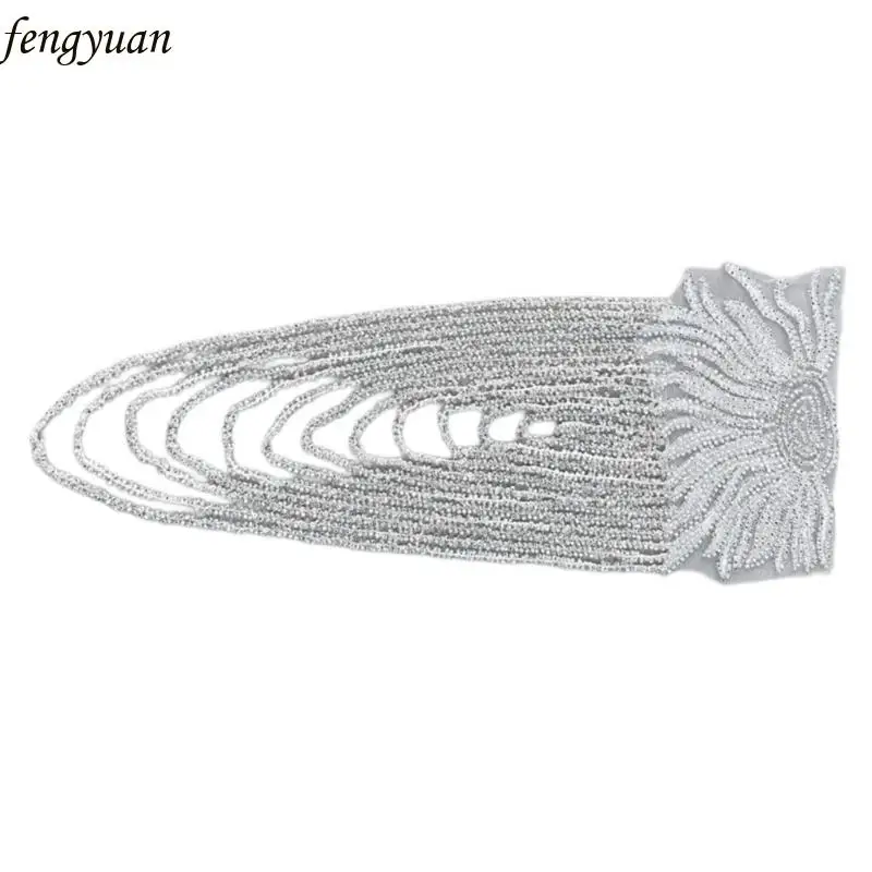B2QE Durability Sequins Epaulet Tassels Chain Shoulder Embellishment Punk Epaulette
B2QE Durability Sequins Epaulet Tassels Chain Shoulder Embellishment Punk Epaulette