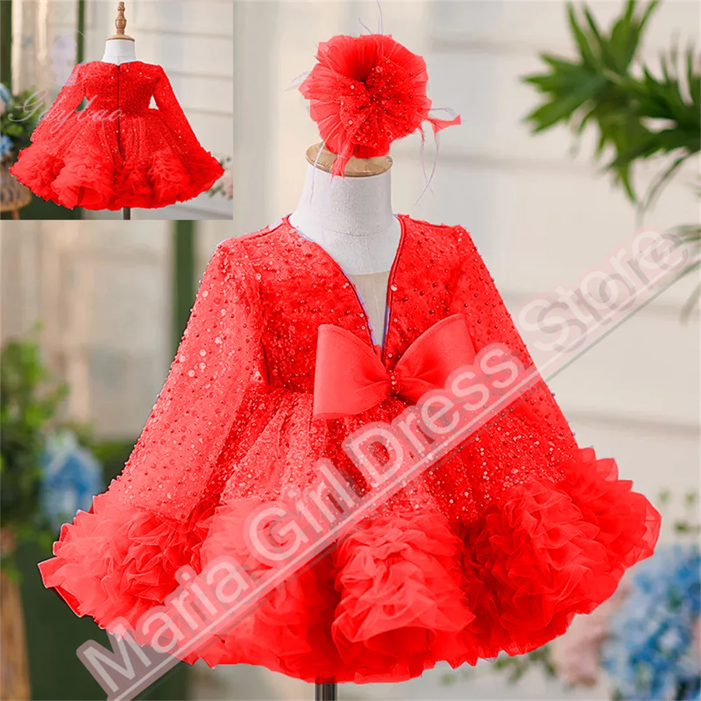 New 2025 Girl Red Prom Dress Elegant Birthday Party Prom Communion Princess Evening Dress Host Beauty Pageant Performance
New 2025 Girl Red Prom Dress Elegant Birthday Party Prom Communion Princess Evening Dress Host Beauty Pageant Performance