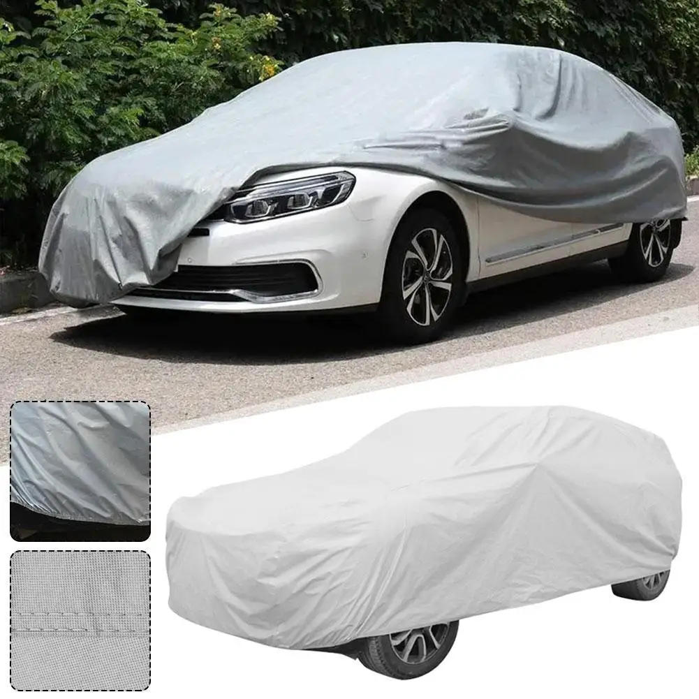 Universal Car Cover UV Protection Sun Cover Sunshade Waterproof Dustproof For Sedan Scratch-Resistant Sedan Suit SUV Car Tools
Universal Car Cover UV Protection Sun Cover Sunshade Waterproof Dustproof For Sedan Scratch-Resistant Sedan Suit SUV Car Tools