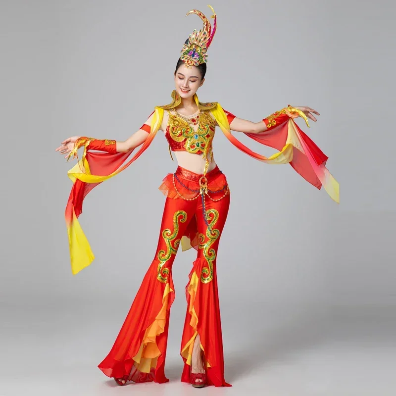 Red Vintage Fairy Dance Costumes For Women Western Regions Dunhuang Womens Cassic Style Clothes New Year Festival Cosplay
Red Vintage Fairy Dance Costumes For Women Western Regions Dunhuang Womens Cassic Style Clothes New Year Festival Cosplay