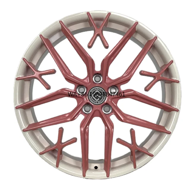 for Factory Direct Custom Forged Wheels Size 19 Inch Pcd 5x108 Sport Wheels White Over Pink Passenger Car Wheels
for Factory Direct Custom Forged Wheels Size 19 Inch Pcd 5x108 Sport Wheels White Over Pink Passenger Car Wheels