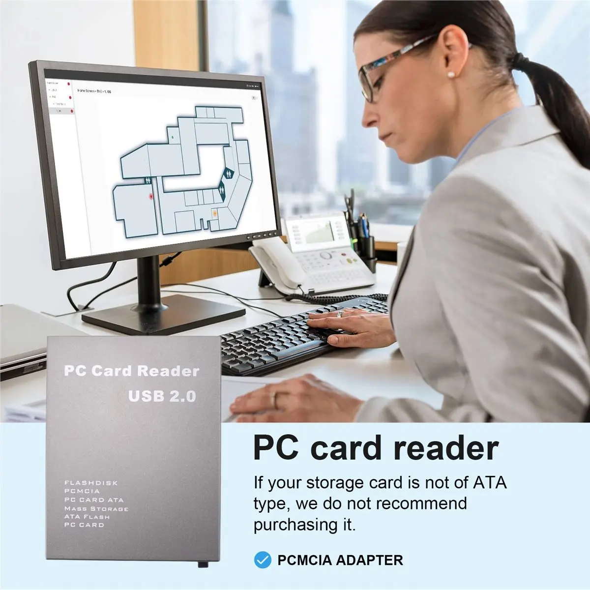 High-quality PC accessories in Stock USB2.0 PCMCIA Card Reader ATA Card Reader PC Card Reader
High-quality PC accessories in Stock USB2.0 PCMCIA Card Reader ATA Card Reader PC Card Reader