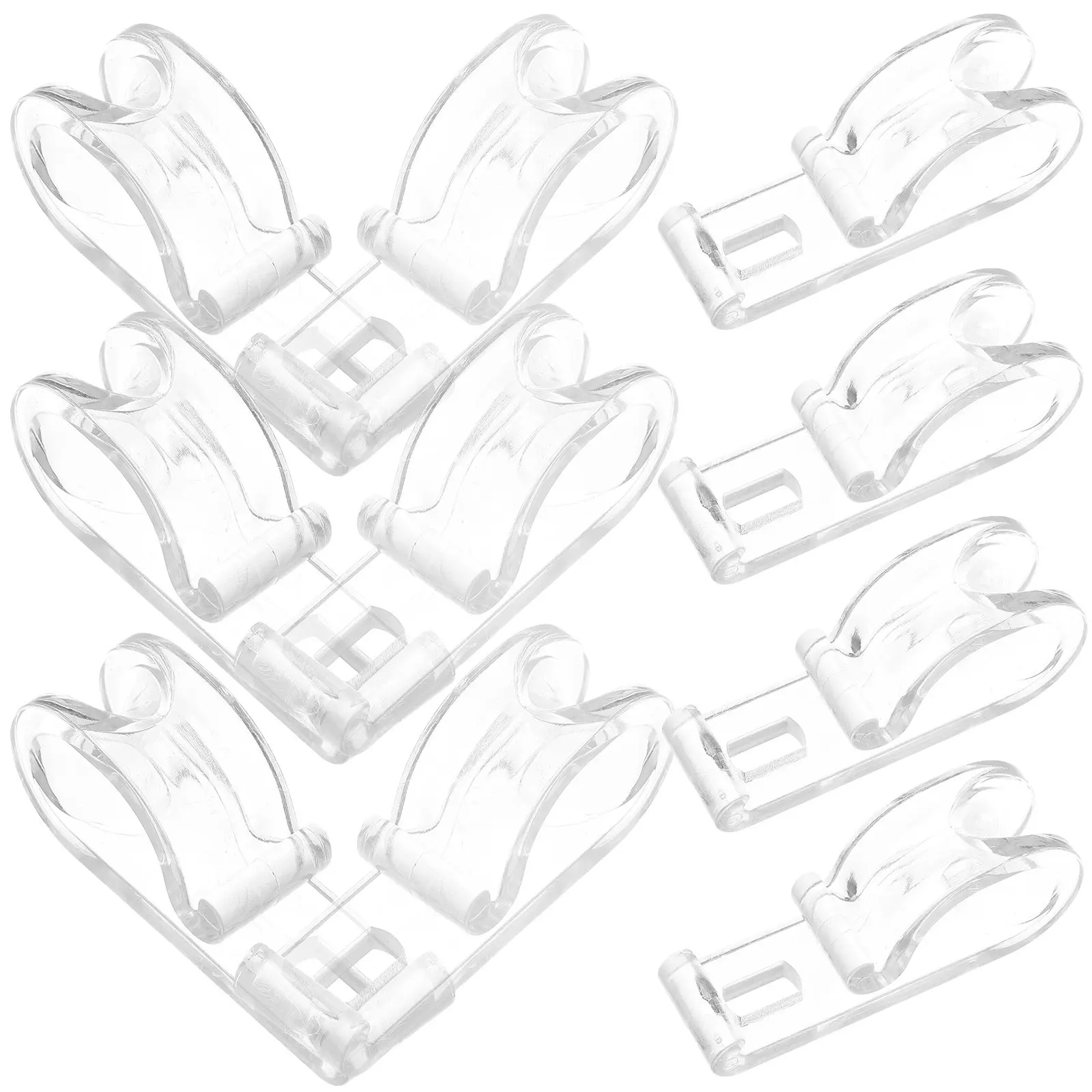10Pcs Clear Curtain P Clip Hooks for Roller Blinds Fixation Hardware Smooth Installation Blinds Roller Tensioner Supplies
10Pcs Clear Curtain P Clip Hooks for Roller Blinds Fixation Hardware Smooth Installation Blinds Roller Tensioner Supplies