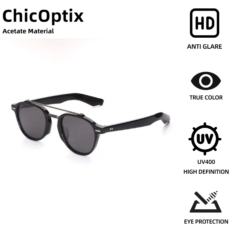 ChicOptix модные мужские солнцезащитные очки в стиле панк с двойным мостом, женские роскошные солнцезащитные очки в стиле ретро с заклепками, ацетатные солнцезащитные очки UV400 с антибликовым покрытием
ChicOptix модные мужские солнцезащитные очки в стиле панк с двойным мостом, женские роскошные солнцезащитные очки в стиле ретро с заклепками, ацетатные солнцезащитные очки UV400 с антибликовым покрытием