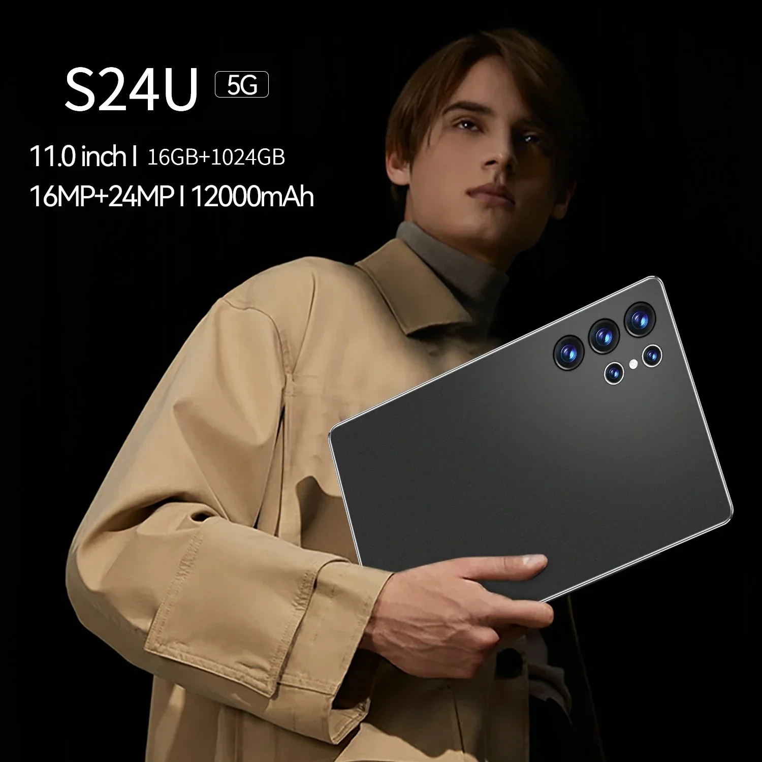 New Brand S24Ultra 4K 11inch Tablet PC Global Version 16GB+1024GB Android13.0 5G 12000mAh Original Pad Google Play Touch Screen
New Brand S24Ultra 4K 11inch Tablet PC Global Version 16GB+1024GB Android13.0 5G 12000mAh Original Pad Google Play Touch Screen
