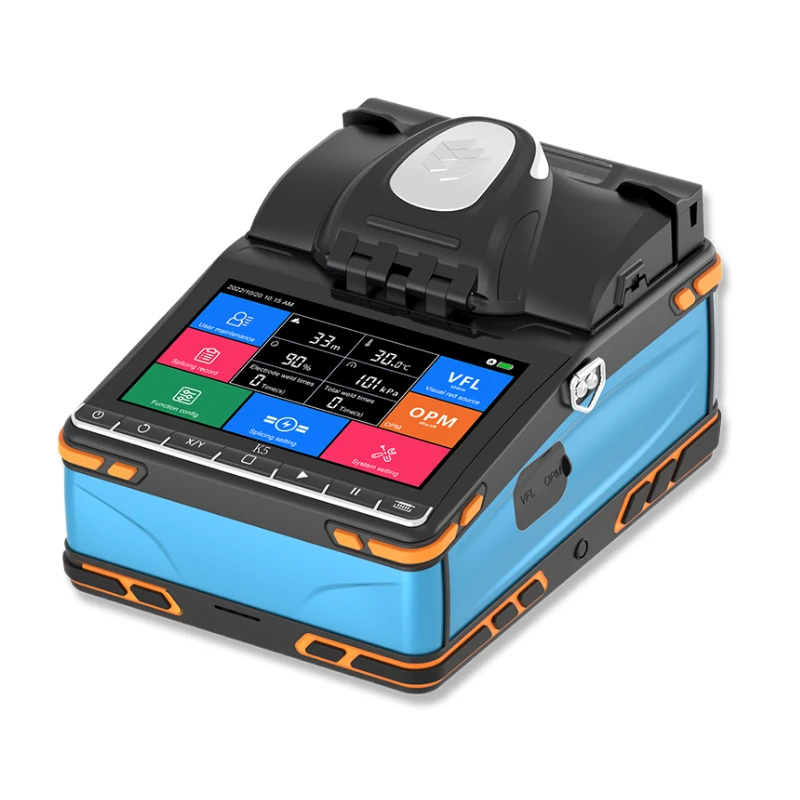 Rechargeable K5 Soudeuse Optique Ftth Built-in VFL OPM Meter Portable Optical Fiber Splicing Machine Fiber Optic Fusion Splicer
Rechargeable K5 Soudeuse Optique Ftth Built-in VFL OPM Meter Portable Optical Fiber Splicing Machine Fiber Optic Fusion Splicer