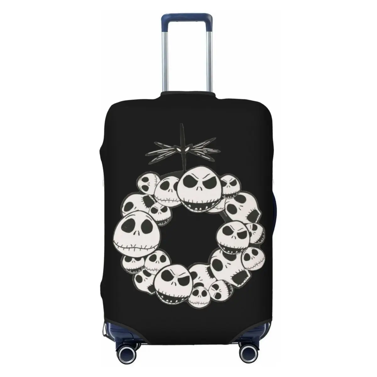 Custom Funny Jack Skellington Circle String Luggage Cover Protector Washable Travel Suitcase Covers
Custom Funny Jack Skellington Circle String Luggage Cover Protector Washable Travel Suitcase Covers