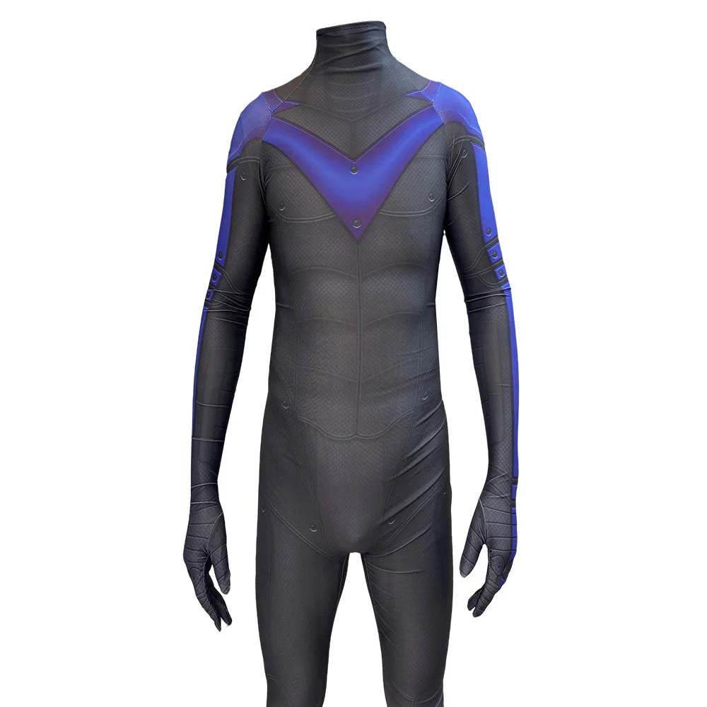 Adult Male Halloween Nightwing Cosplay Costumes Man Superhero 3D Print Zentai Bodysuit Party Jumpsuits
Adult Male Halloween Nightwing Cosplay Costumes Man Superhero 3D Print Zentai Bodysuit Party Jumpsuits