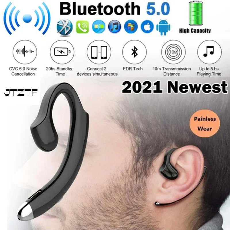 JTZTF Wireless Bone Conduction Bluetooth Earphone Painless Headset Sport Headphone With Microphone Bluetooth 5.0 For Smartphone
JTZTF Wireless Bone Conduction Bluetooth Earphone Painless Headset Sport Headphone With Microphone Bluetooth 5.0 For Smartphone