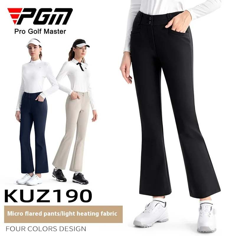 PGM Golf Pants Спортивные брюки Женские осенние двухслойные теплые узкие брюки с микротрубой и высокой талией
PGM Golf Pants Спортивные брюки Женские осенние двухслойные теплые узкие брюки с микротрубой и высокой талией