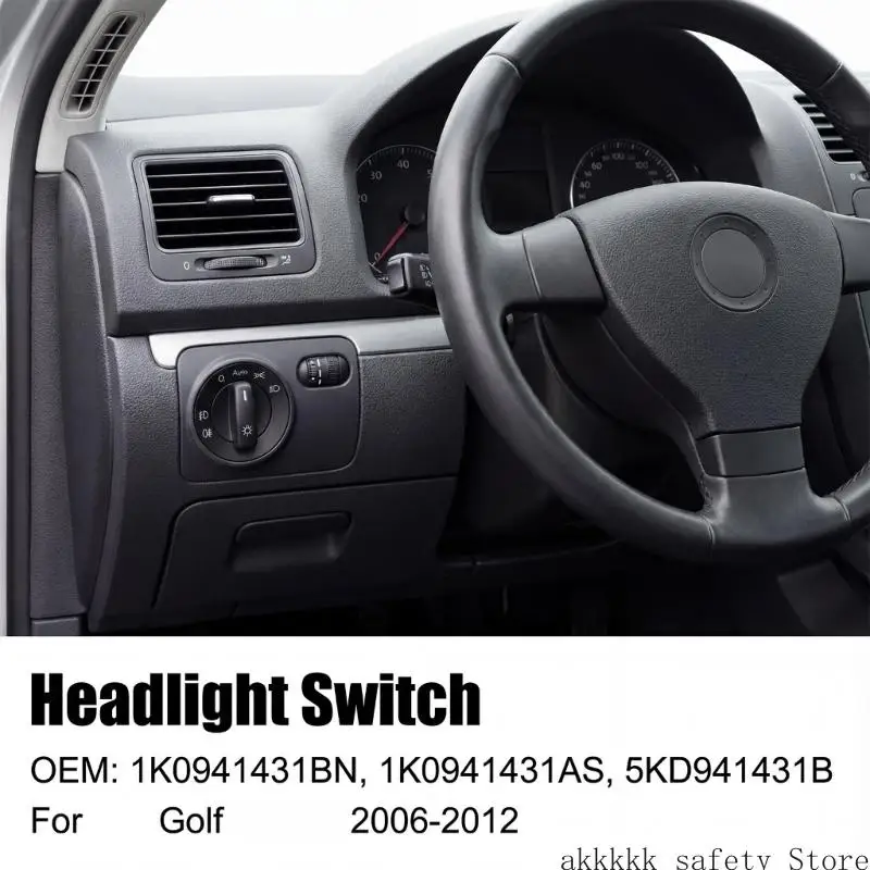 Switches Knob 5KD941431B Easy Installation Headlamp Fog Light Control Switches XXFF
Switches Knob 5KD941431B Easy Installation Headlamp Fog Light Control Switches XXFF
