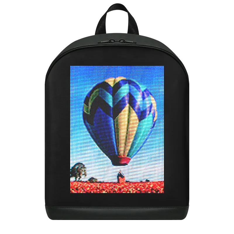 LOY Brand T2 Black Waterproof Motorcycle Riding Outdoor Hd Screen Size 64*64px Digital Led Backpack with Screen
LOY Brand T2 Black Waterproof Motorcycle Riding Outdoor Hd Screen Size 64*64px Digital Led Backpack with Screen