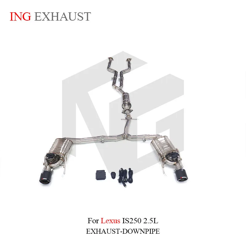 ING Performance stainless steels Catback Exhaust for Lexus IS250 2.5L with valve muffler Version Accessories System
ING Performance stainless steels Catback Exhaust for Lexus IS250 2.5L with valve muffler Version Accessories System