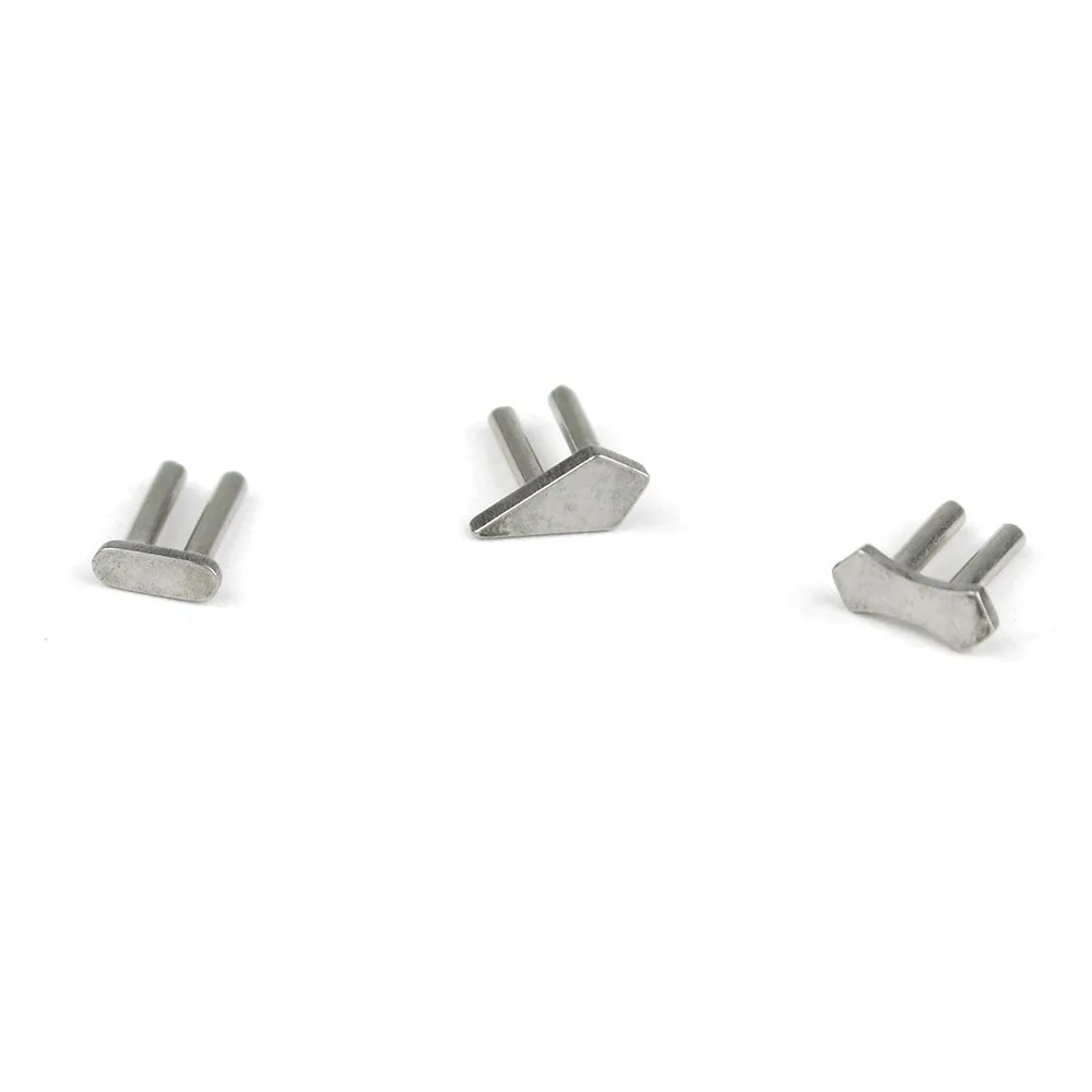 100pcs Eyeglasses Hinge Fix Screw Metal Double Pin Rivet Length 7.2mm 7.5mm Diameter 1.18mm Glasses Decorative Nail Accessory
100pcs Eyeglasses Hinge Fix Screw Metal Double Pin Rivet Length 7.2mm 7.5mm Diameter 1.18mm Glasses Decorative Nail Accessory