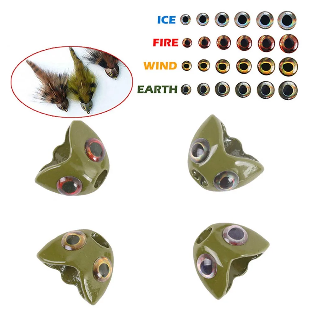 20pcs Artificial Holographic Lure Eyes for Fishing Bait DIY Fly Tying Materials Lifelike Epoxy 4D Fish Eye Simulated Baitfish
20pcs Artificial Holographic Lure Eyes for Fishing Bait DIY Fly Tying Materials Lifelike Epoxy 4D Fish Eye Simulated Baitfish
