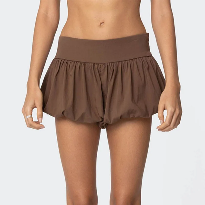 Women Pleated Bubble Mini Skirt Shorts Y2k Ruffle Hem Elastic Waist Puffy Short Skirt Tee Girls Cutest A line Ball Tennis Skirts
Women Pleated Bubble Mini Skirt Shorts Y2k Ruffle Hem Elastic Waist Puffy Short Skirt Tee Girls Cutest A line Ball Tennis Skirts