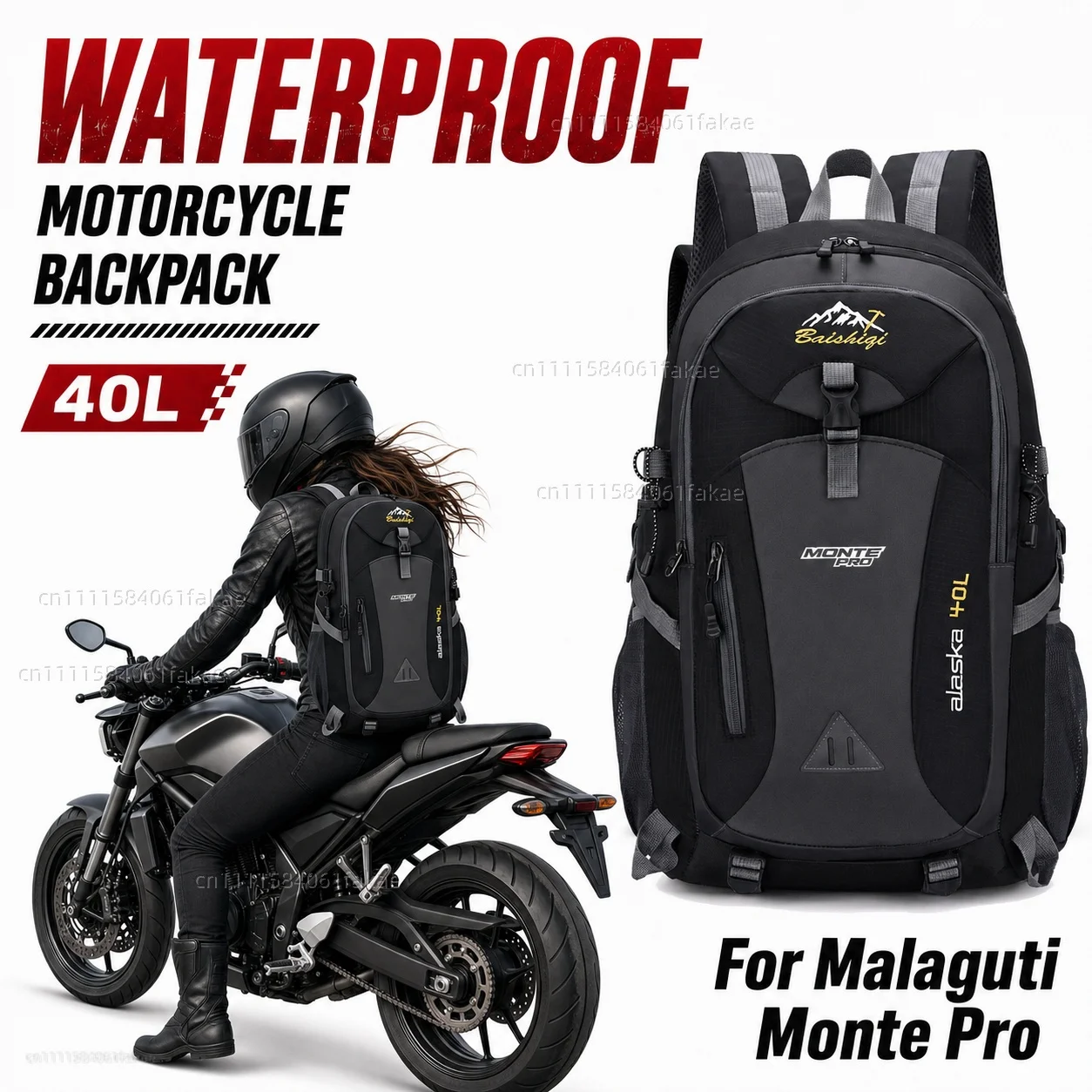 For Malaguti Monte Pro 2021-2024 Motorcycle Backpack 40L Waterproof Travel Backpack Outdoor Hiking Camping Daypack Lightweight
For Malaguti Monte Pro 2021-2024 Motorcycle Backpack 40L Waterproof Travel Backpack Outdoor Hiking Camping Daypack Lightweight