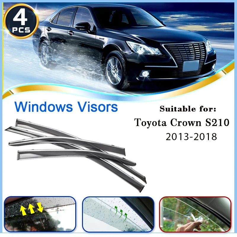 Автомобильные козырьки для Toyota Crown S210 Спойлер 2013-2018 Навесы Солнцезащитные козырьки для дверей Дымоотражатели Аксессуары для защиты от солнца и дождя
Автомобильные козырьки для Toyota Crown S210 Спойлер 2013-2018 Навесы Солнцезащитные козырьки для дверей Дымоотражатели Аксессуары для защиты от солнца и дождя