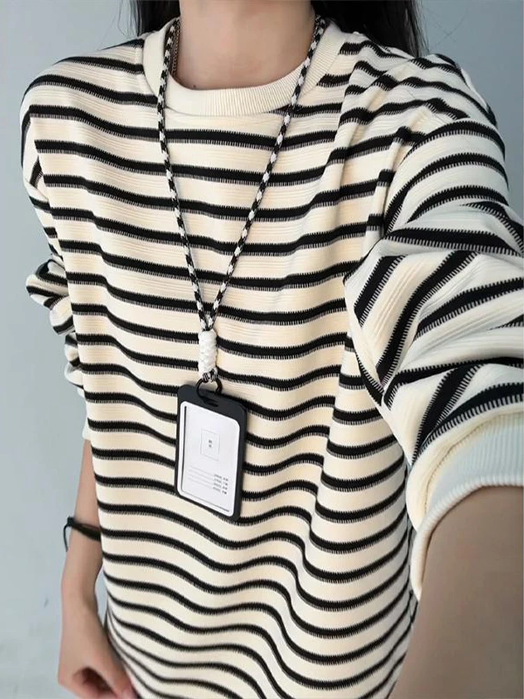 Men's Fce Lined Stripe Sweatirt Long Sve Inner Wear T-irt American Sle Stand Fit Warmth Youth ulari
Men's Fce Lined Stripe Sweatirt Long Sve Inner Wear T-irt American Sle Stand Fit Warmth Youth ulari