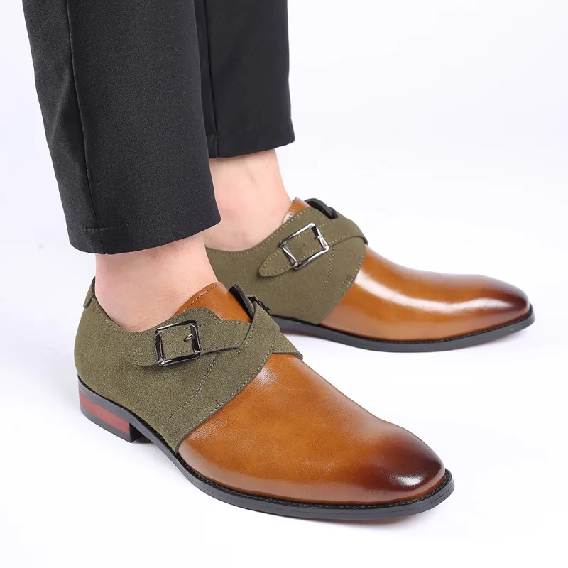 Men Plus Size Foreign Trade Business Dress Shoes Breathable Lightweight Fashion Shoes Color Blocked Men Shoes
Men Plus Size Foreign Trade Business Dress Shoes Breathable Lightweight Fashion Shoes Color Blocked Men Shoes