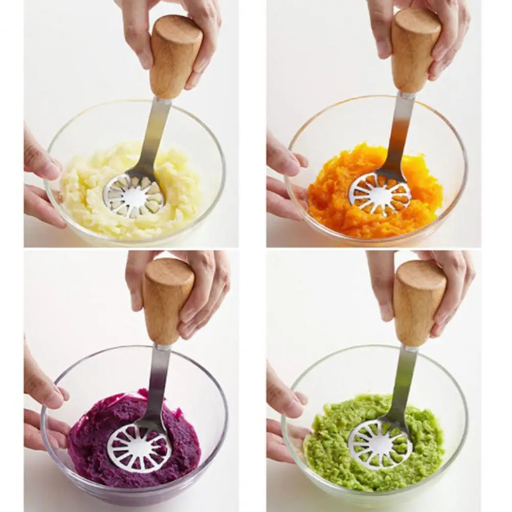 Stainless Steel Potato Masher Potato Mashing Tool Multifunctional Stainless Steel Potato Masher Long Handle Food for Vegetables
Stainless Steel Potato Masher Potato Mashing Tool Multifunctional Stainless Steel Potato Masher Long Handle Food for Vegetables