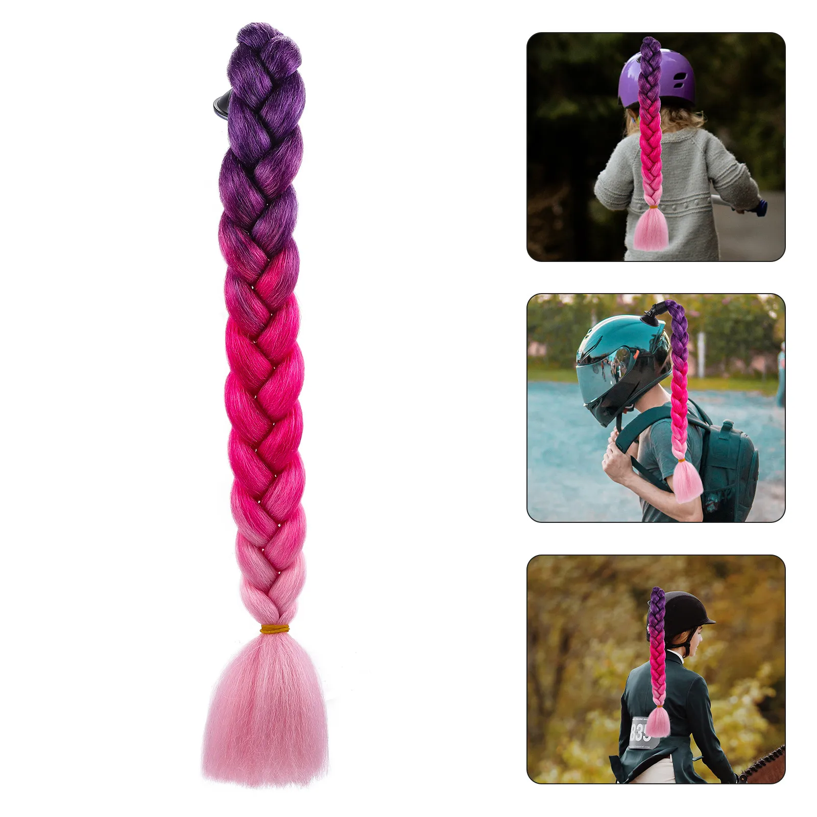 Decoration Braid Ponytail for Motorcycle Helmets Stylish Unique Shape High Quality Material Practical Usage Wide
Decoration Braid Ponytail for Motorcycle Helmets Stylish Unique Shape High Quality Material Practical Usage Wide