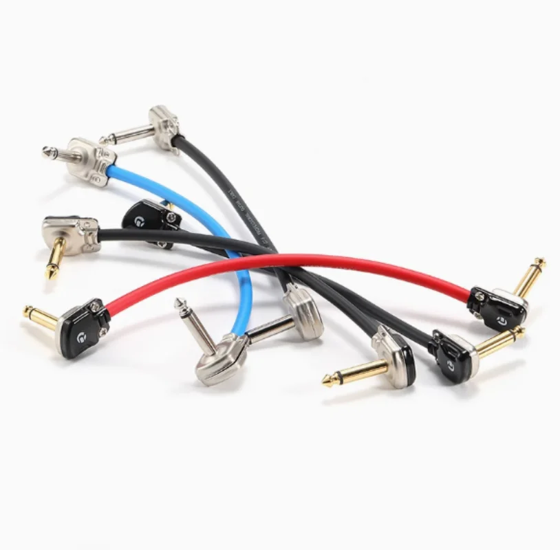 5pcs Effect device, curved flat head double shielded noise cancelling instrument guitar cable
5pcs Effect device, curved flat head double shielded noise cancelling instrument guitar cable