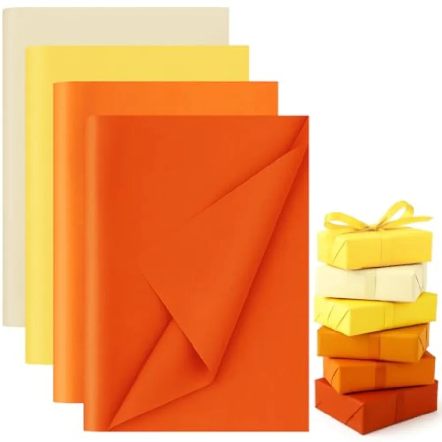 112 Sheets Tissue Paper, 20x14 Inch Yellow Tissue Paper for Gift Bags, DIY Crafts Gift Wrapping Decor
112 Sheets Tissue Paper, 20x14 Inch Yellow Tissue Paper for Gift Bags, DIY Crafts Gift Wrapping Decor