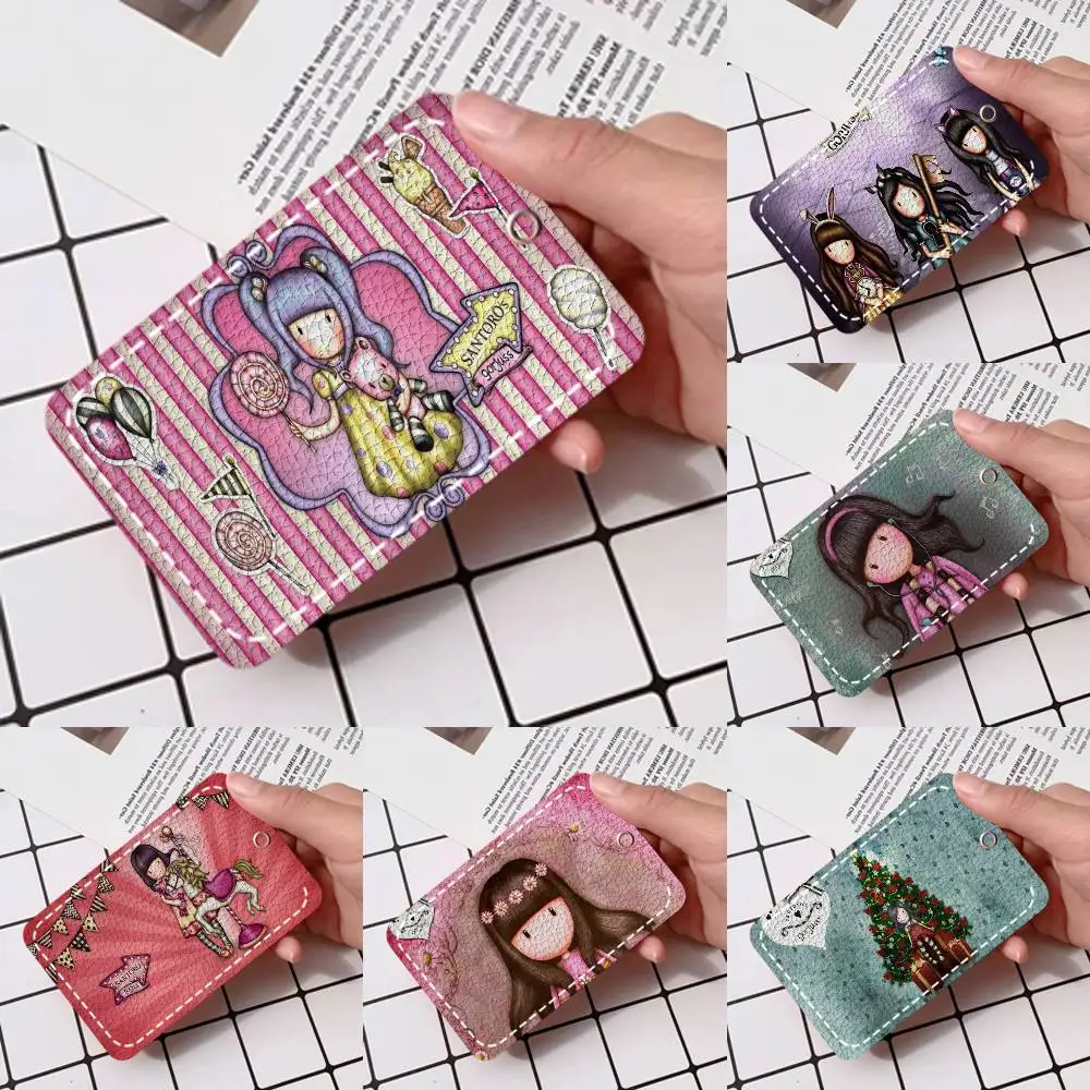 Держатель для карт Cartoon S-Santoro G-Gorjuss, подходит для кредитных карт, проездных билетов, мягкий кожаный прямоугольный брелок для ключей, защитный чехол
Держатель для карт Cartoon S-Santoro G-Gorjuss, подходит для кредитных карт, проездных билетов, мягкий кожаный прямоугольный брелок для ключей, защитный чехол