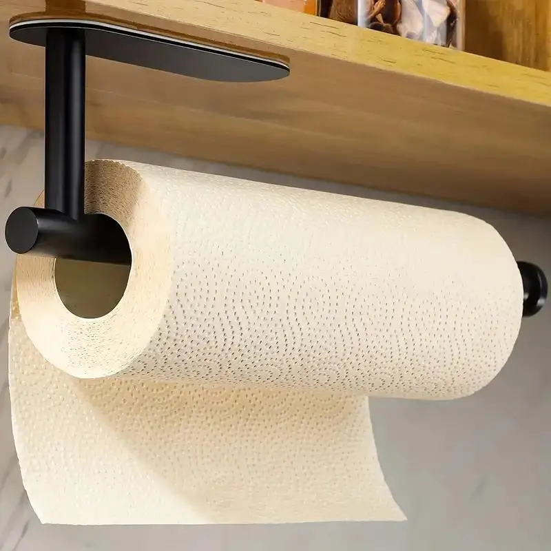 Small Space Organizer, 1/12pcs Wall-mounted Punch-Paper Towel Holder, Space-saving Kitchen Organizer, Stainless Steel Roll
Small Space Organizer, 1/12pcs Wall-mounted Punch-Paper Towel Holder, Space-saving Kitchen Organizer, Stainless Steel Roll