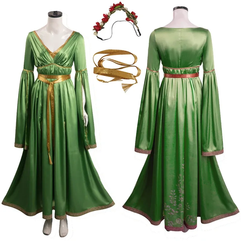 Лея Косплей Фэнтези Зеленое свадебное платье Фильм Космическая битва Костюм принцессы Маскировка Взрослые женщины Ролевая игра Фантазийные наряды
Лея Косплей Фэнтези Зеленое свадебное платье Фильм Космическая битва Костюм принцессы Маскировка Взрослые женщины Ролевая игра Фантазийные наряды