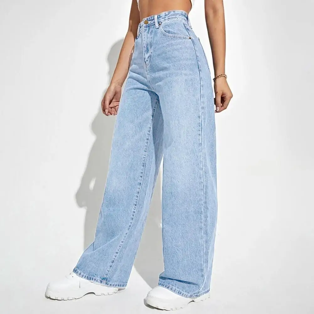 Versatile Jean Trousers High-waisted Jeans High Waist Wide-leg Denim Pants for Women Stretchy Jean Trousers with Pockets Loose
Versatile Jean Trousers High-waisted Jeans High Waist Wide-leg Denim Pants for Women Stretchy Jean Trousers with Pockets Loose