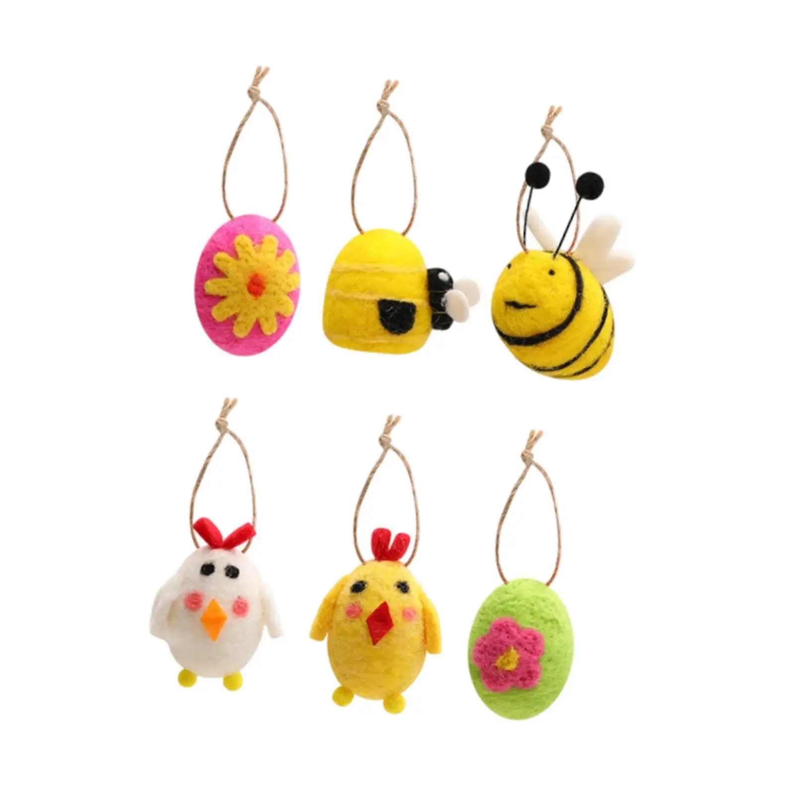 6x Felted Easter Eggs Decor Gift Party Supplies Artwork Novelty Hanging Ornaments for Farmhouse Indoor Spring Holiday Festival
6x Felted Easter Eggs Decor Gift Party Supplies Artwork Novelty Hanging Ornaments for Farmhouse Indoor Spring Holiday Festival