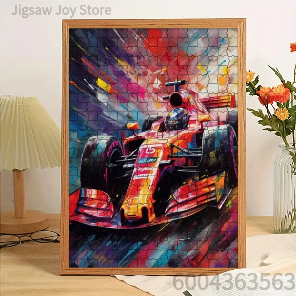Paper Jigsaw Puzzle Vibrant Abstract Red Formula 1 Racing Car with Colorful Brushstroke Background Artwork Brain Teaser
Paper Jigsaw Puzzle Vibrant Abstract Red Formula 1 Racing Car with Colorful Brushstroke Background Artwork Brain Teaser