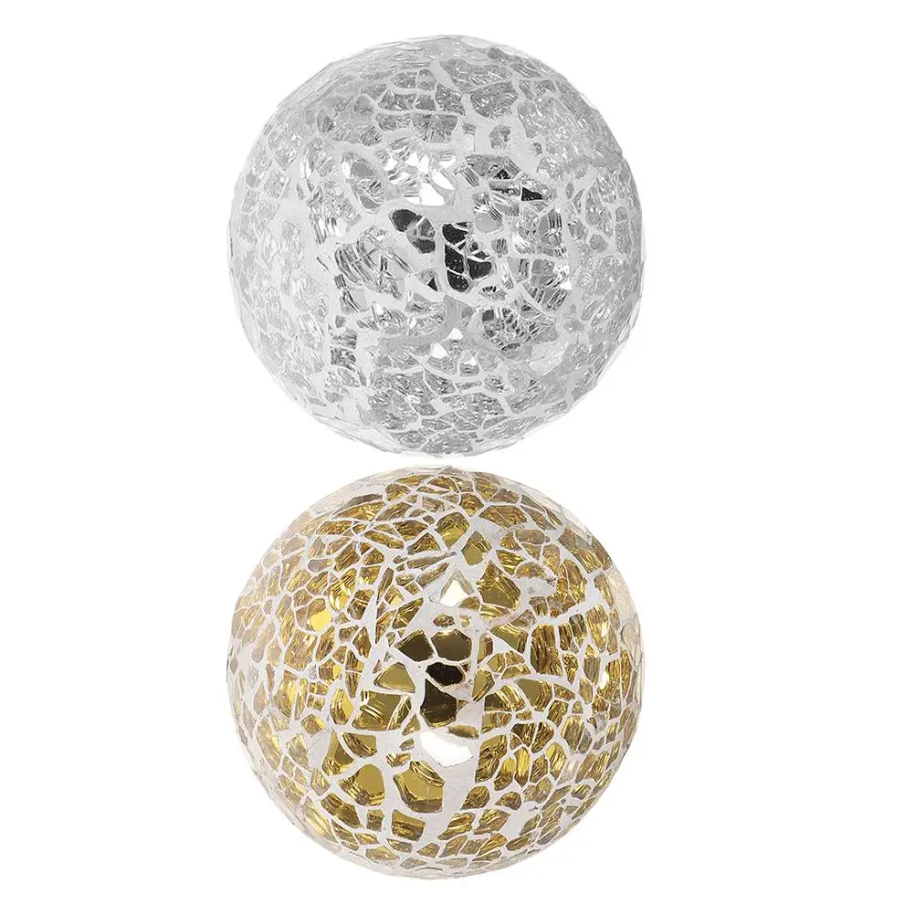 2 Pcs Mosaic Geometric Shiny Decoration Home Decorative Glass Sphere Crafts Spheres Wooden
2 Pcs Mosaic Geometric Shiny Decoration Home Decorative Glass Sphere Crafts Spheres Wooden