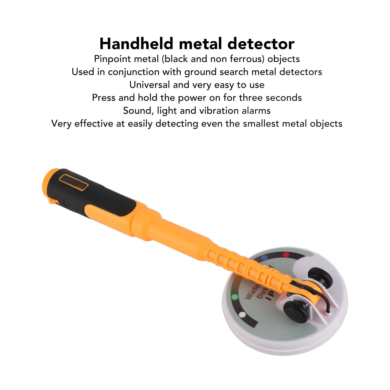 Waterproof Metal Detector Rechargeable Submersible Metal Detector 2 Keys Control with Vibration for Outdoor Treasure Hunt
Waterproof Metal Detector Rechargeable Submersible Metal Detector 2 Keys Control with Vibration for Outdoor Treasure Hunt