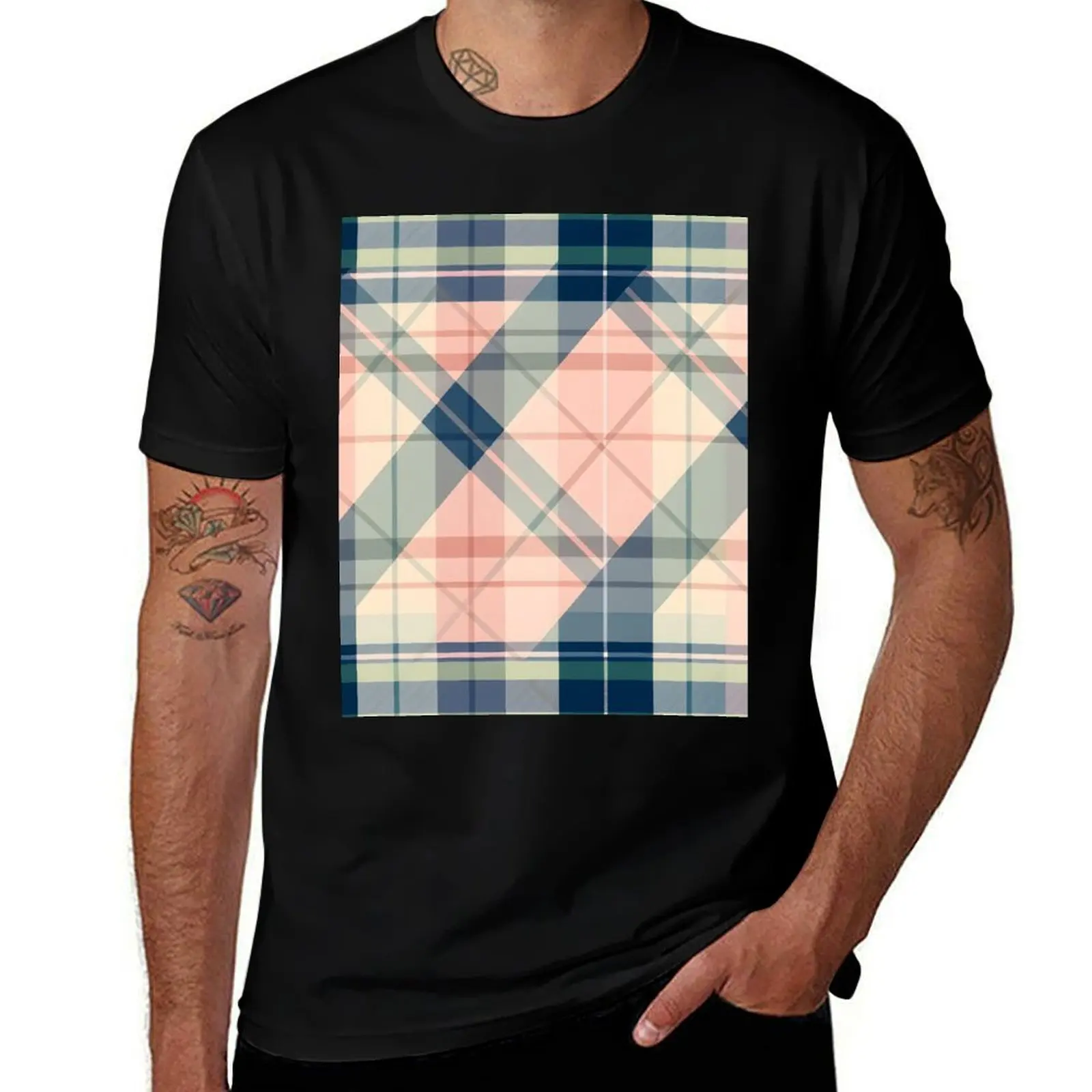 Elegant blush green navy ivory tartan fabric design, seamless pattern. T-Shirt custom shirt summer tops men t shirts
Elegant blush green navy ivory tartan fabric design, seamless pattern. T-Shirt custom shirt summer tops men t shirts