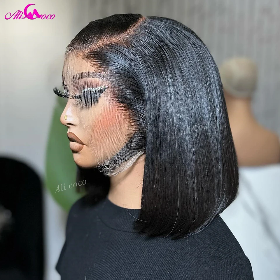 Natural Color Straight Bob Wig Human Hair 13x4 Lace Frontal Wig 180 Density Short Bob Wig for Women Glueless Bob Lace Front Wigs
Natural Color Straight Bob Wig Human Hair 13x4 Lace Frontal Wig 180 Density Short Bob Wig for Women Glueless Bob Lace Front Wigs