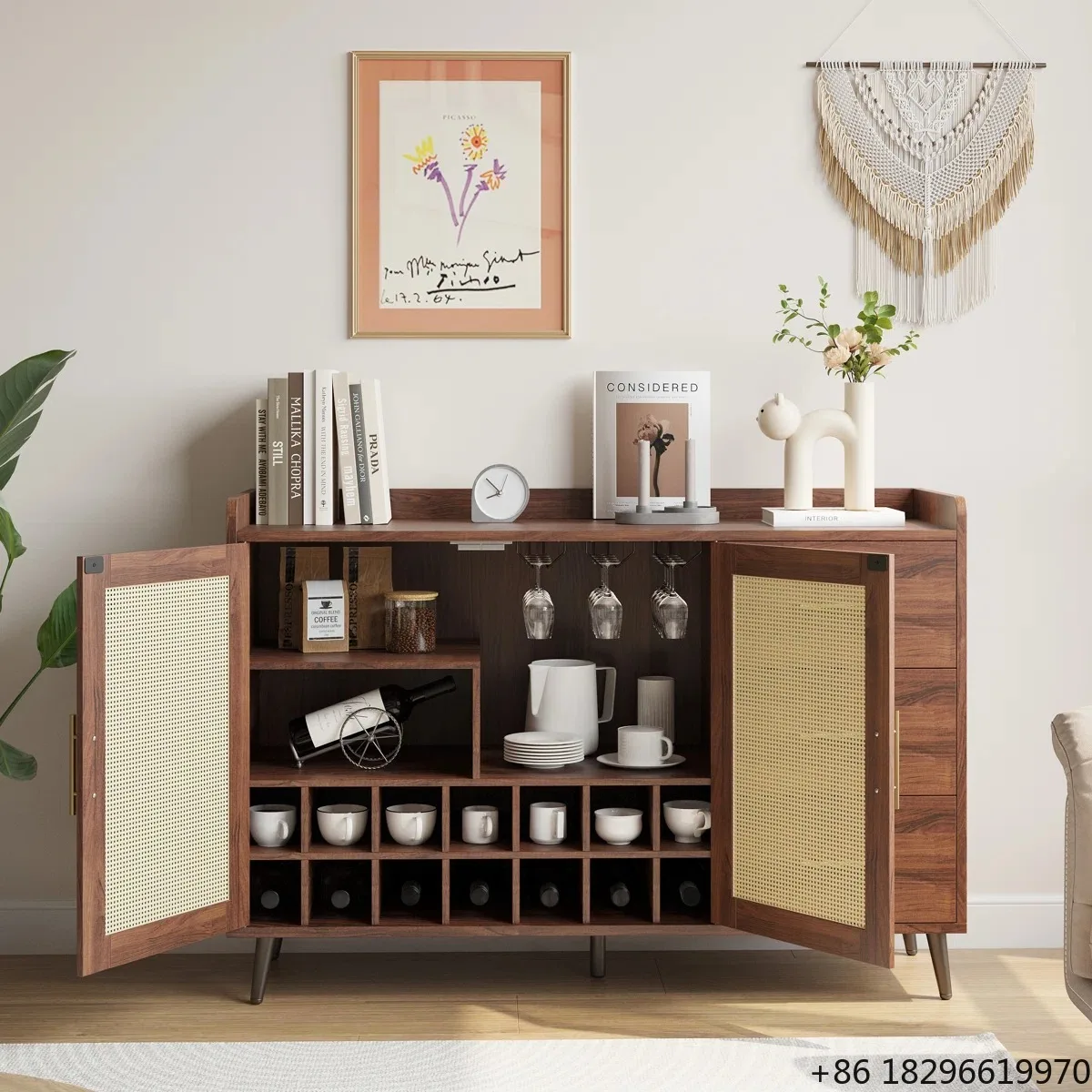 Modern Midcentury Wooden Panel Bar Cabinet Slab Door Wine Rack Storage Drawers Living Room Home Liquor Furniture
Modern Midcentury Wooden Panel Bar Cabinet Slab Door Wine Rack Storage Drawers Living Room Home Liquor Furniture